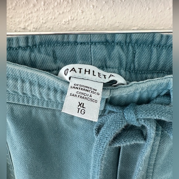 Athleta Farallon Joggers size XL, Color: teal - Picture 4 of 4